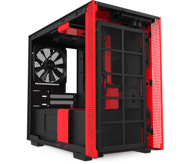 NZXT H210i Zwart/Rood