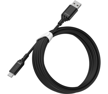 Otterbox Cable USB A-C 3M, zwart