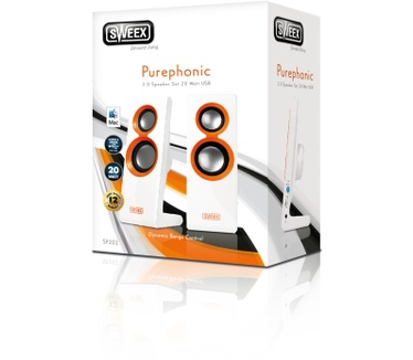 Sweex SP202 2.0 Speaker Set Purephonic