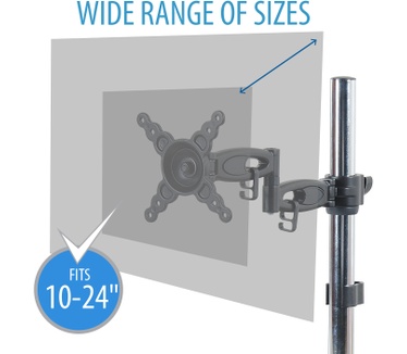 V7 Full Motion Mounting Arm for Displays 10" to 24"
