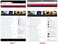Vergelijking van websites op de iPad mini en Nexus 7