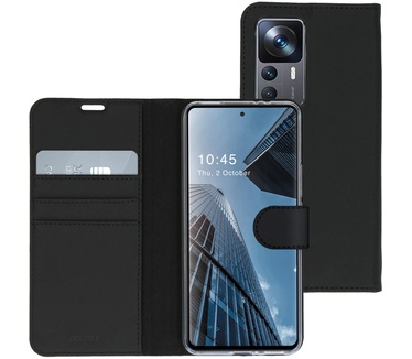 Accezz Wallet Softcase Bookcase Xiaomi 12T (Pro) - Zwart