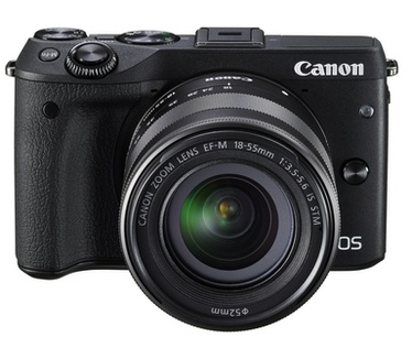 Canon EOS M3 + EF-M 18-55mm f/3.5-5.6 IS STM Zwart