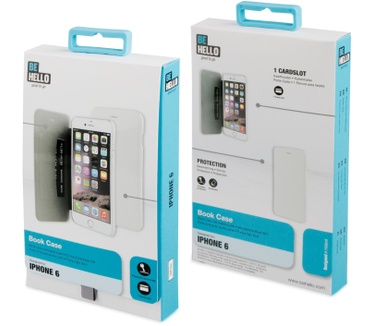 BeHello iPhone 6 / 6S Book Case White