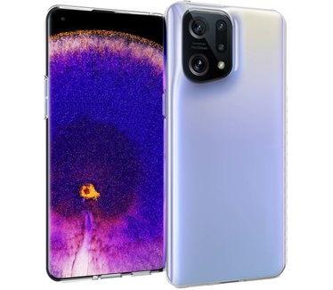 Accezz Clear Backcover Oppo Find X5 Pro 5G - Transparant