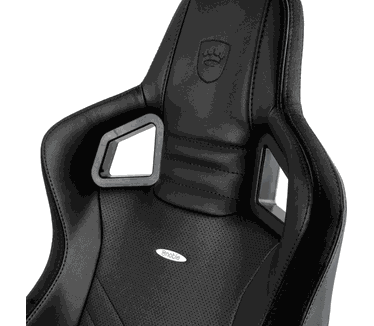 Noblechairs EPIC Real Leather Gaming Chair, Zwart