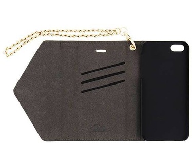 Guess Originele Studded Clutch Case hoesje - Crème voor de Apple iPhone 5 / 5S