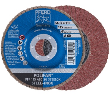 PFERD PFF 115 A 60 SG STEELOX