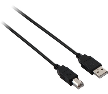 V7 USB 2.0 Cable USB A to B (m/m) black 3m