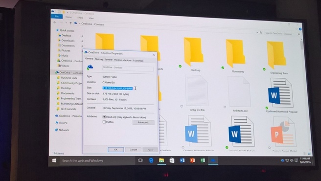 On-Demand Sync placeholders Onedrive