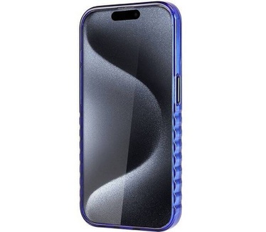 Audi IML Big Logo Back Case - iPhone 15 Pro Max (6.7") - Blauw Blauw