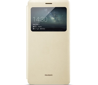 Huawei Mate S View Flip Cover - Champagne Gold (Mate S) Goud