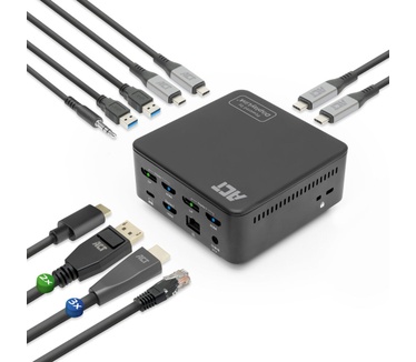 ACT Universeel USB-C Dockingstation 4K, voor 3 HDMI/DisplayPort monitoren, DisplayLink