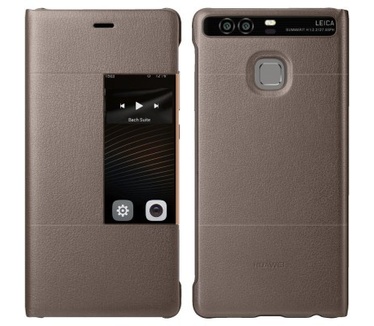 Huawei P9 View Flip Cover - Brown