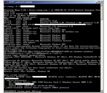 Nmap 5.20
