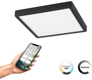EGLO Fueva-Z Smart Opbouwlamp - Ø 28,5 cm Zwart/Wit