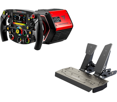 Thrustmaster T818 Ferrari SF1000 Direct Drive bundle + Moza Racing SR-P Load-Cell Pedals