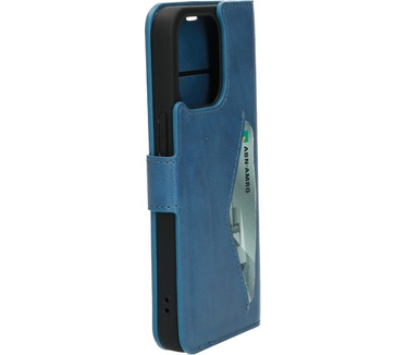 Mobiparts Classic Wallet Case Apple iPhone 13 Steel Blue