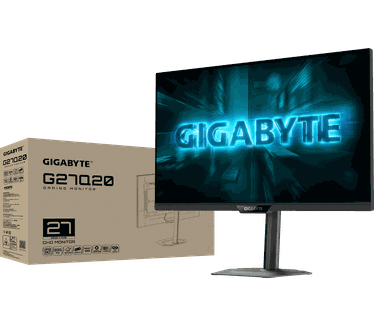 Gigabyte G27Q20 27" 2K Quad HD 200Hz IPS Gaming monitor Zwart