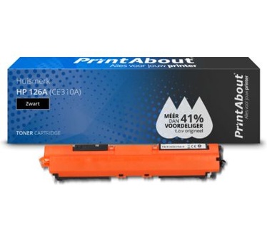 PrintAbout Huismerk HP 126A (CE310A) Toner Zwart