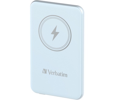 Verbatim Charge 'n' Go Magnetische Draadloze Power Bank 5000mAh Blauw