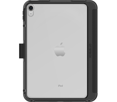 Otterbox OtterBox Symmetry Folio-hoes voor iPad 10th gen, schokbestendig, valbestendig, dunne beschermende folio-hoes, getest volgens militaire standaard, Zwart