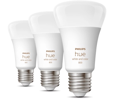 Philips Hue White en Color Ambiance E27 800 lumen Bluetooth (3-pack)