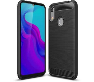 qMust Huawei Y6s Rugged TPU Case - Zwart