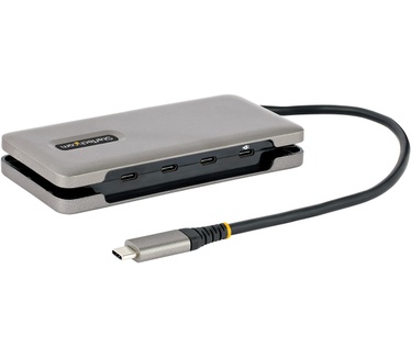 Startech.com 4-Port USB-C Hub, 4x USB-C Ports, USB 3.1 10Gbps, Compacte USB C Hub met 100W Power Delivery Pass-Through, USB Type C Hub met 25cm Wrap-Around Kabel