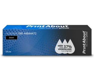 PrintAbout Huismerk OKI 44844472 Drum Zwart