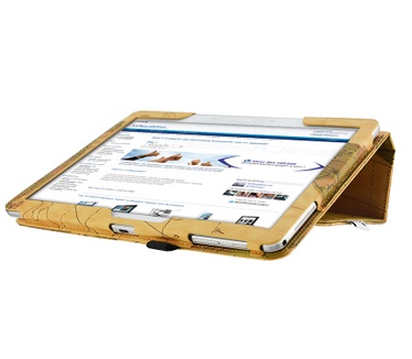 i12Cover Retro Case Samsung Galaxy TabPro 10.1 Worldmap Design