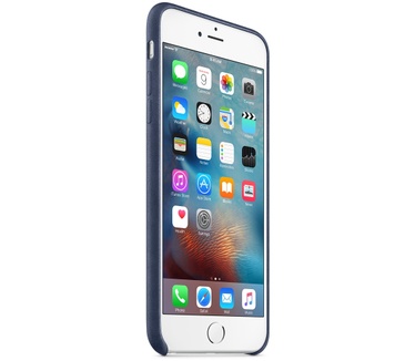 Apple iPhone 6s Plus Leather Case  Blauw