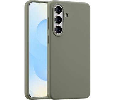 Accezz Liquid Silicone Backcover met MagSafe Samsung Galaxy S26 Plus - Cooper Green
