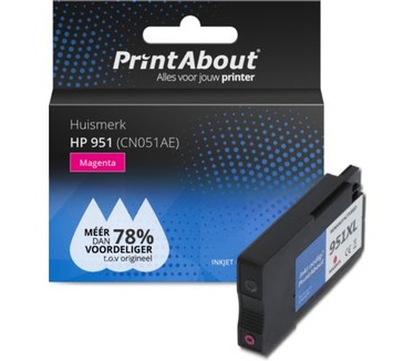 PrintAbout Huismerk HP 951 (CN051AE) Inktcartridge Magenta