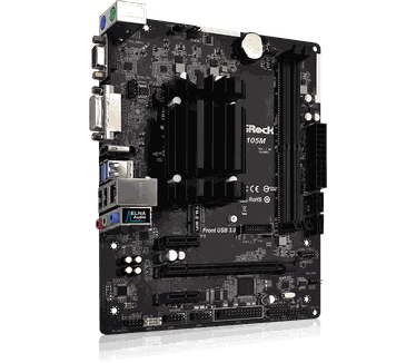 ASRock MB Intel J4105M Gemini Lake M-ATX, 2xD4 2400 USB3 SATA3 (90-MXB6C0-A0UAYZ)