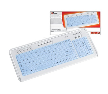 Trust Trust Azerty Illuminated Toetsenbord  KB-1500 BE