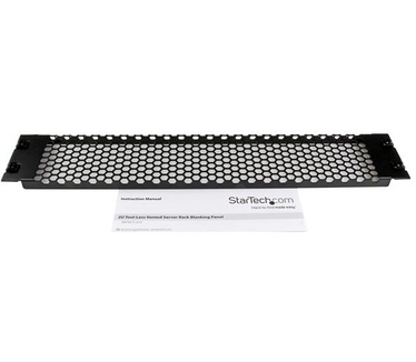 Startech.com 2U Server Rack gereedschapsloos ventilatiepaneel 2U ventilerend blindpaneel