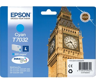Epson WP4000/4500 Series Ink Cartridge L Cyan 0.8k