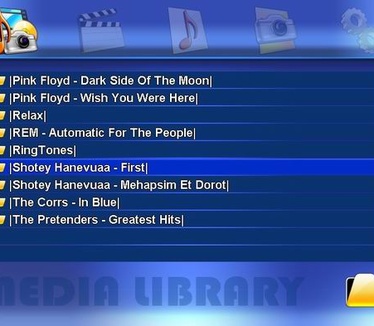 Media Library uit Zoom Player 5.00