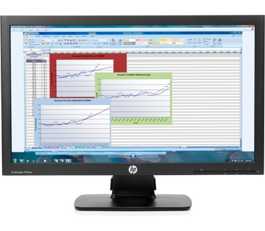 HP ProDisplay P222va Zwart