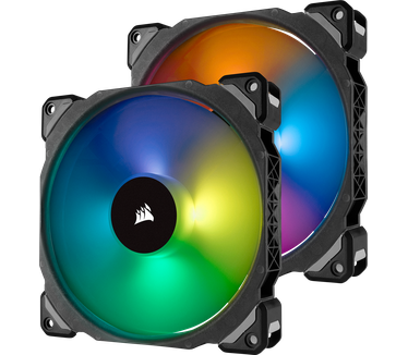 Corsair ML140 PRO RGB LED PWM (Twin pack), 140mm