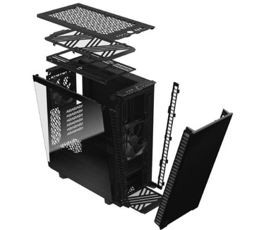 Fractal Design Define 7 Compact Dark Tempered Glass