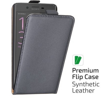 qMust Elegant flip case Sony Xperia X - Black
