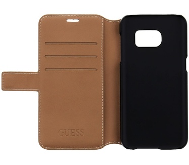 Guess 4G Uptown Book Case voor Samsung Galaxy S7 - Bruin Bruin
