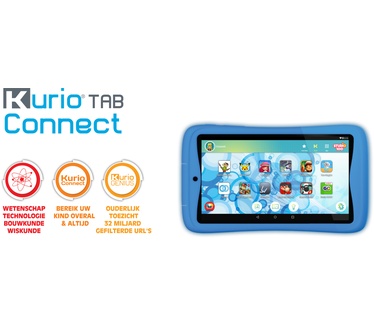 Kurio Tab Connect Studio 100 blauw 7 inch 16 GB