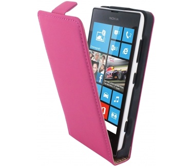 Mobiparts Mobiparts Premium Flip Case Nokia Lumia 520 Pink