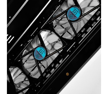 Silverstone Primera PM01 (rode led) Zwart