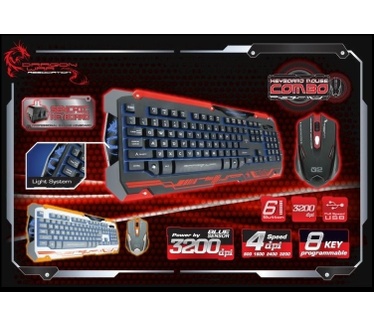 Dragon War Sencaic Black/Red (Azerty BE)