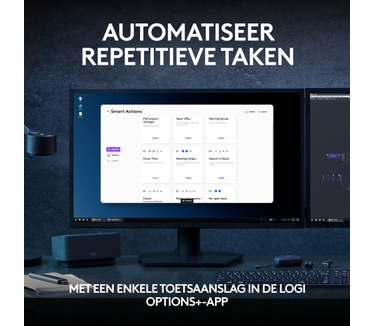Logitech MX Keys S, Zonder Polssteun, Azerty BE, Grafiet