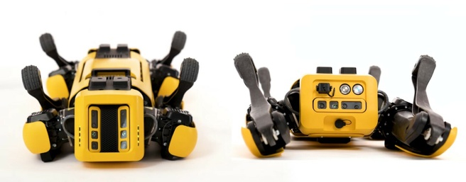 Spot op zijn rug. Beeld: Boston Dynamics